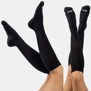 Clove Nurse RN Healthcare 20-30mmHG Compression Socks In Black Size Small New
